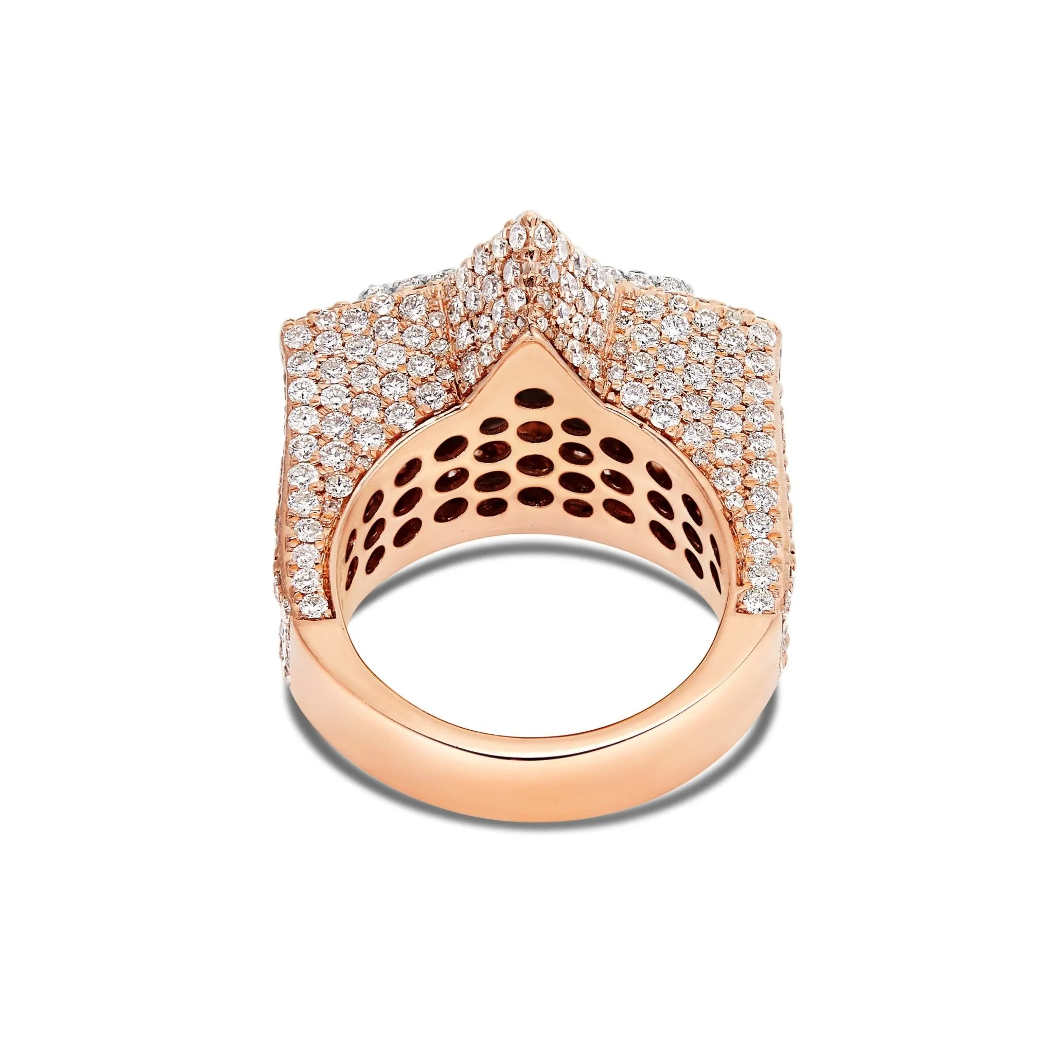 10K Gold 9.40ct Star Shaped Diamond Ring