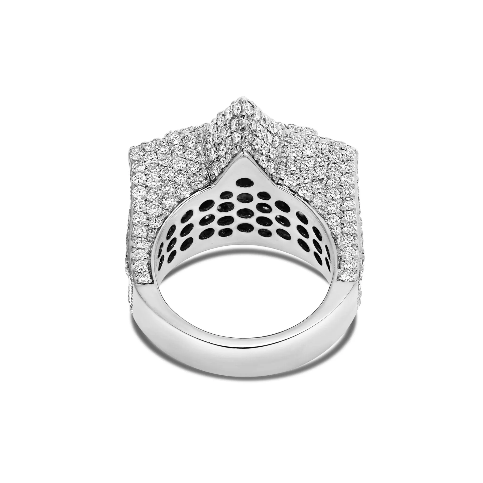 10K Gold 9.40ct Star Shaped Diamond Ring