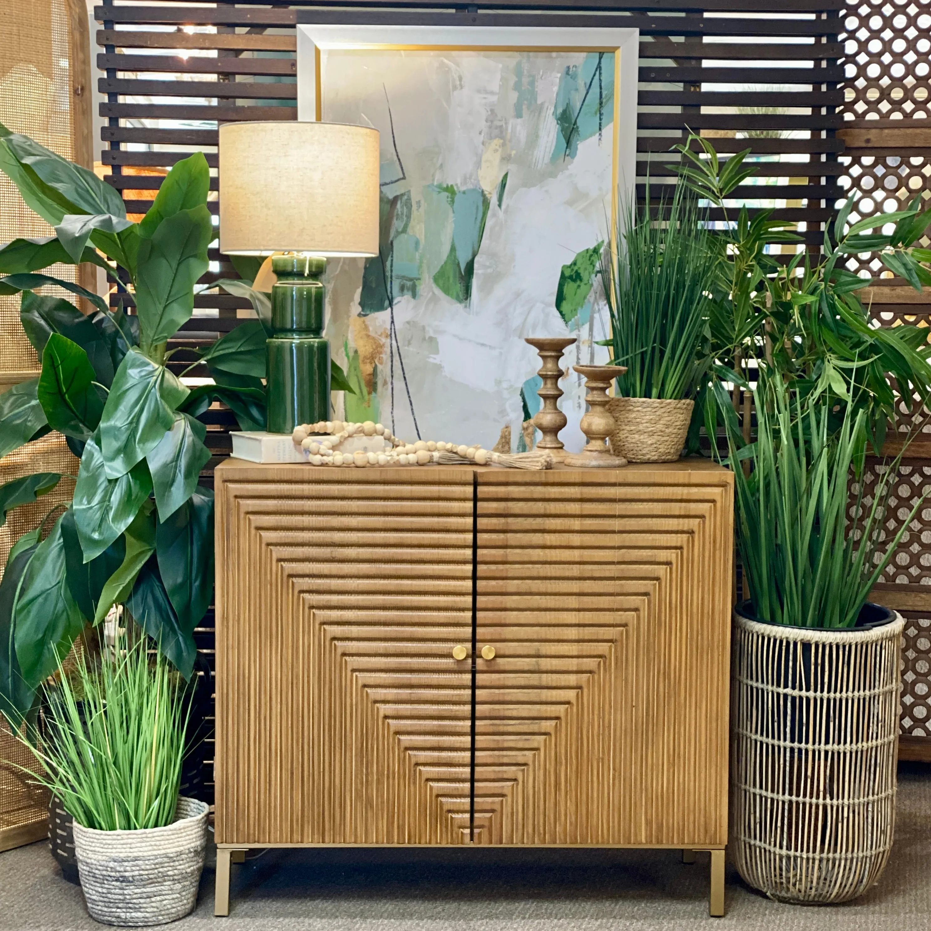 2DR Carved Cabinet