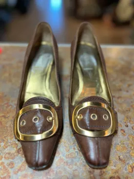 37 Prada Brown Heels
