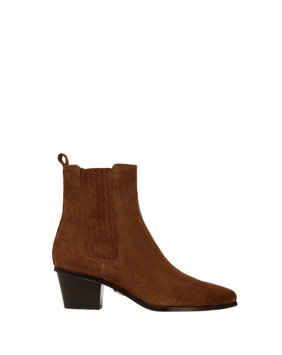 Premium Alina Suede Ankle Bootie for Women