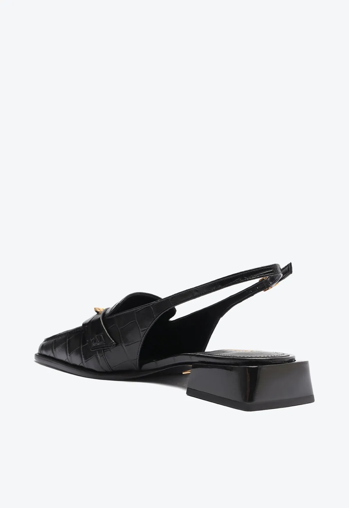 Arizona Sling Block Leather Pump