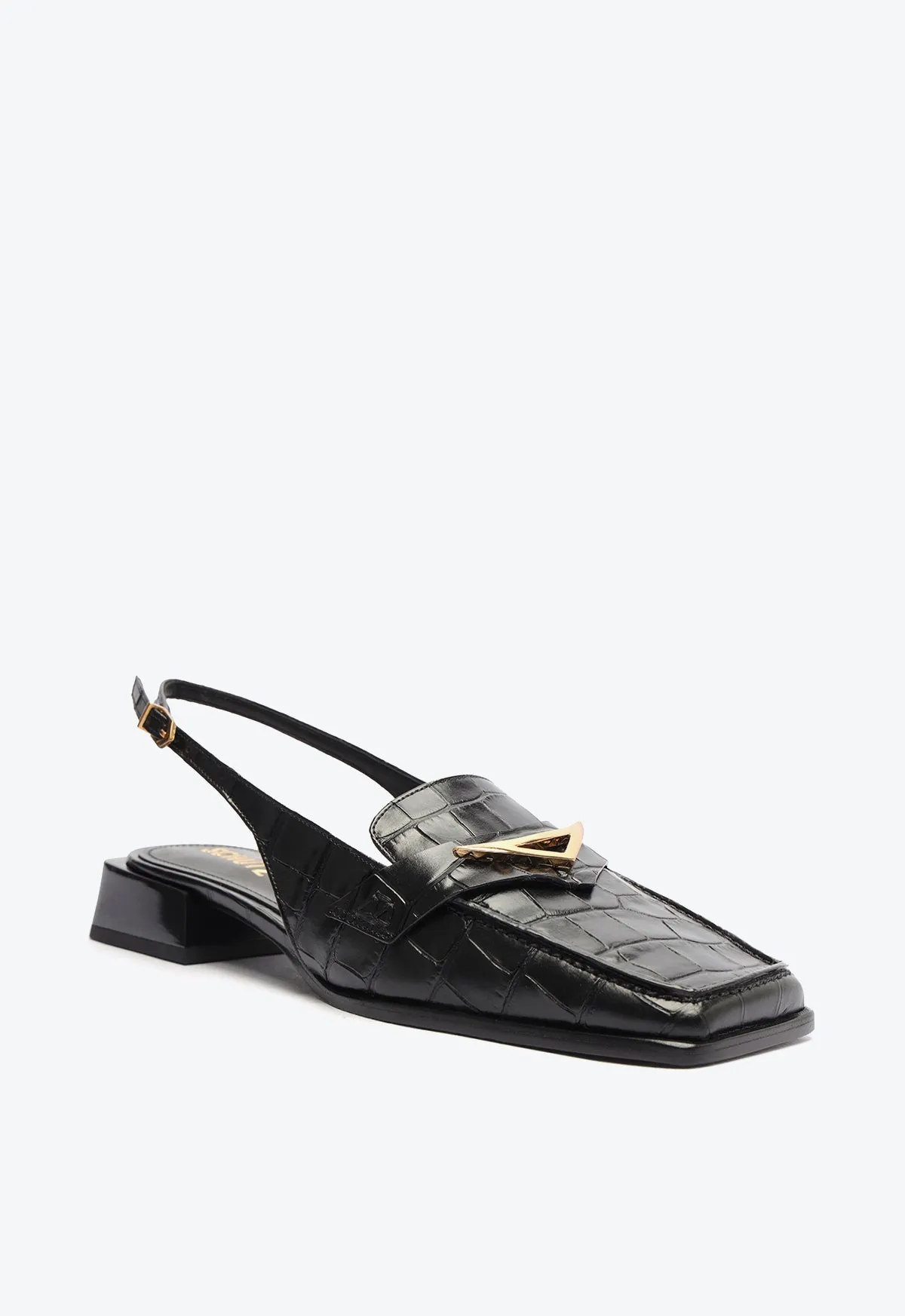 Arizona Sling Block Leather Pump