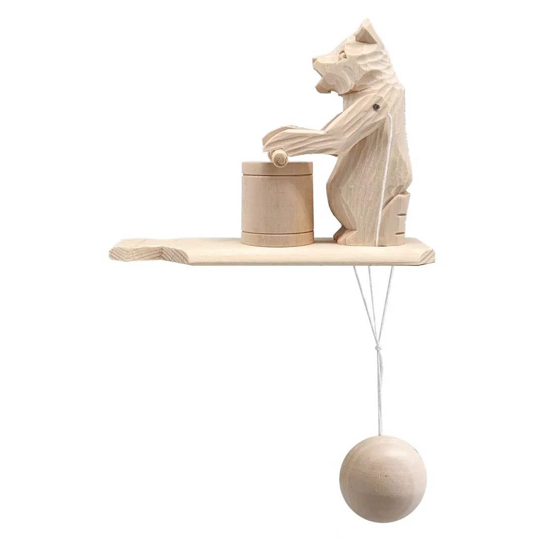Athlete Bear Animated Spinning Old|world Décoration by G. DeBrekht - Wildlife Holiday Décor - 191000-03