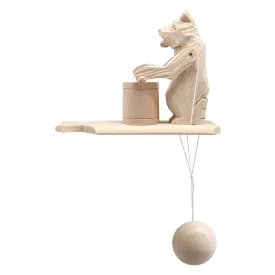 Athlete Bear Animated Spinning Old|world Décoration by G. DeBrekht - Wildlife Holiday Décor - 191000-03