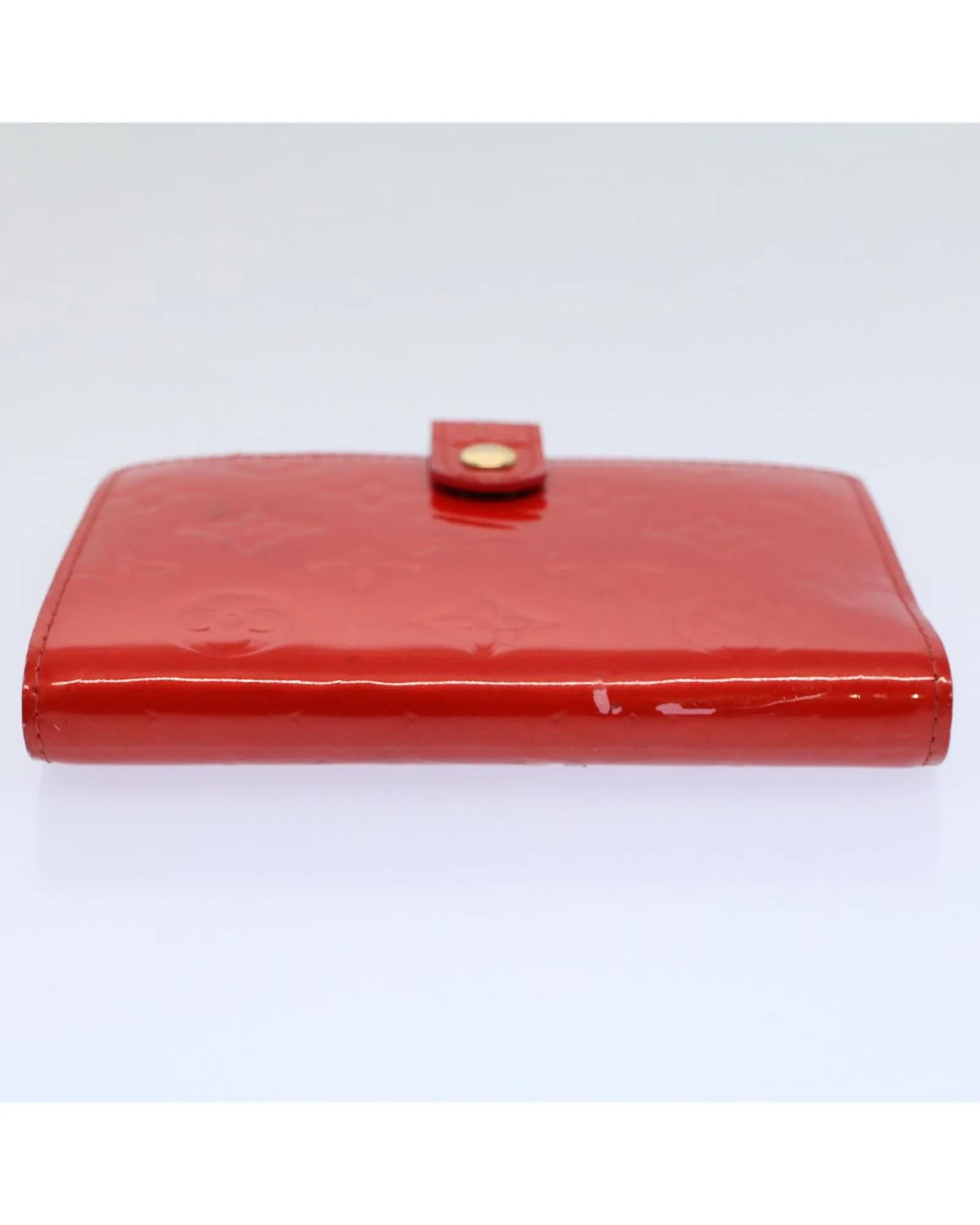 Authentic Louis Vuitton Monogram Vernis Agenda PM Day Planner Cover Red