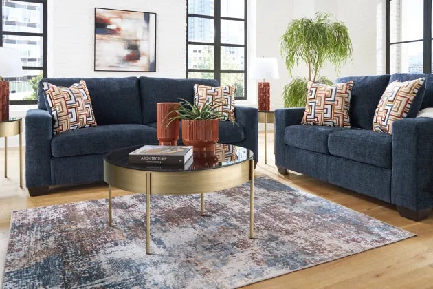 Aviemore Sofa and Loveseat in Ink