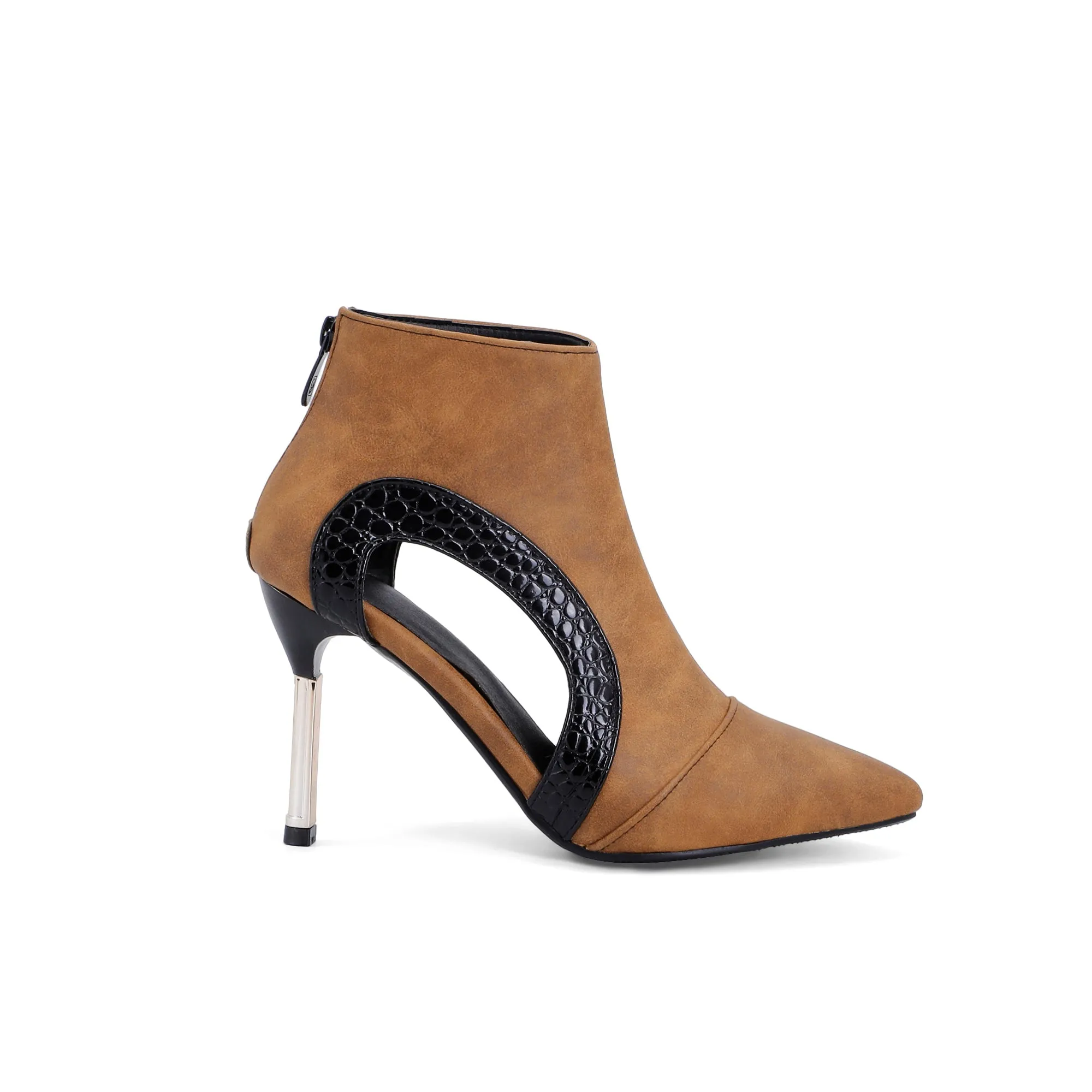 Bigsizeheels Msie magazine stiletto sandals - Brown