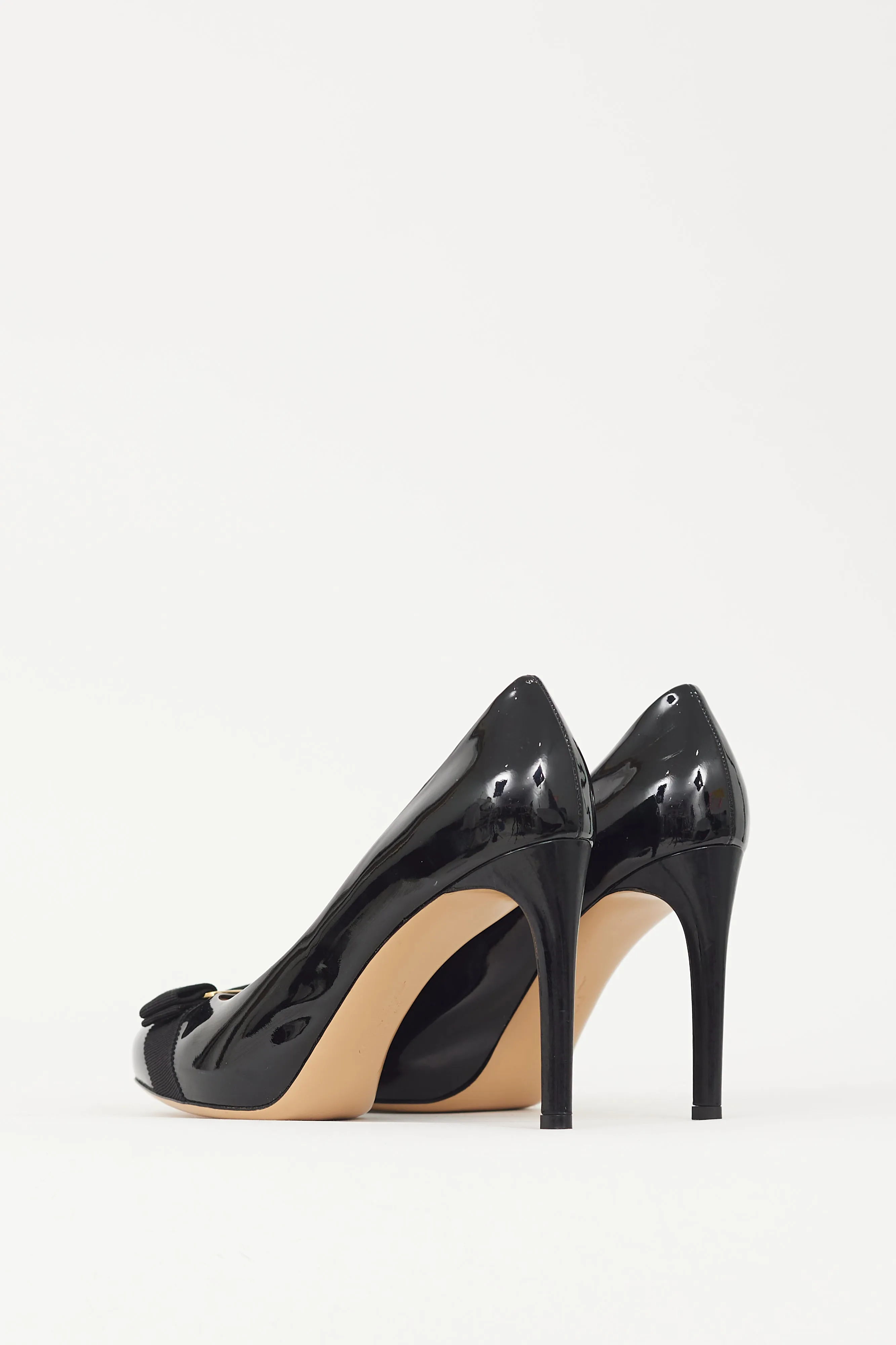 Black Patent Leather Pimpa Heel