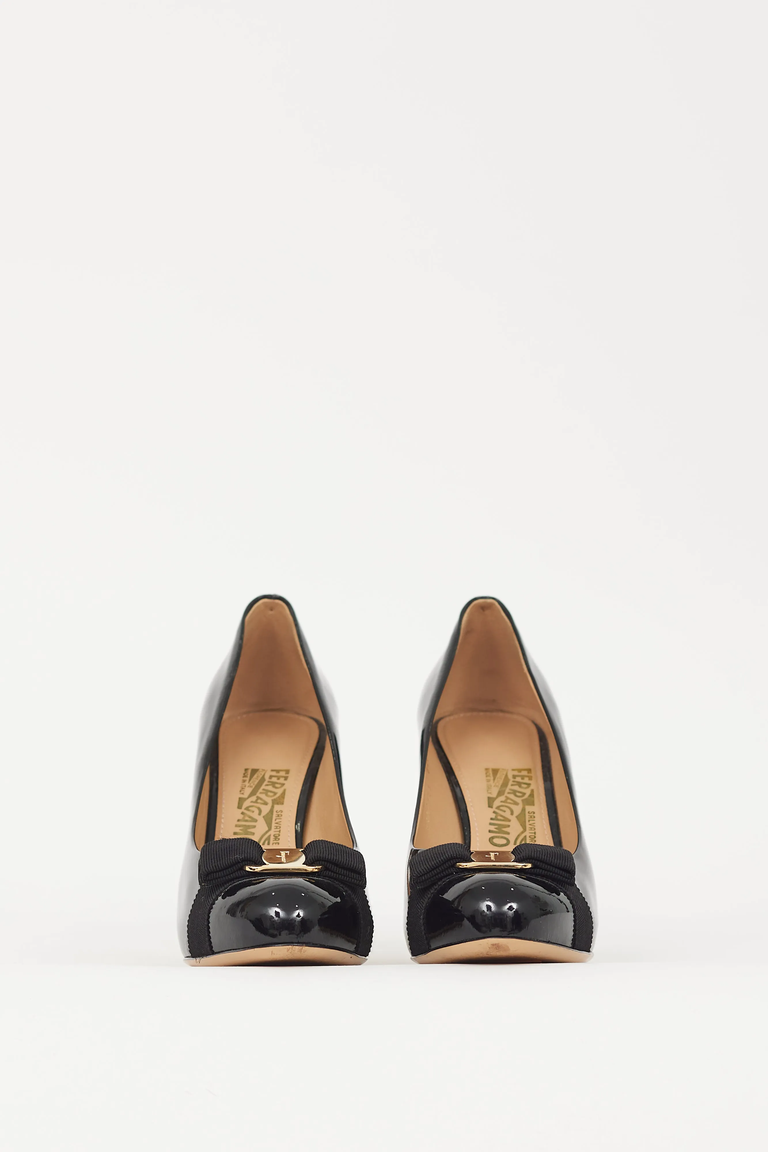 Black Patent Leather Pimpa Heel