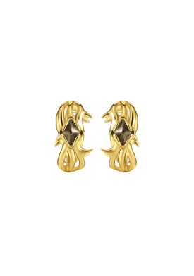 Black Phoenix Obsidian Ear Clip