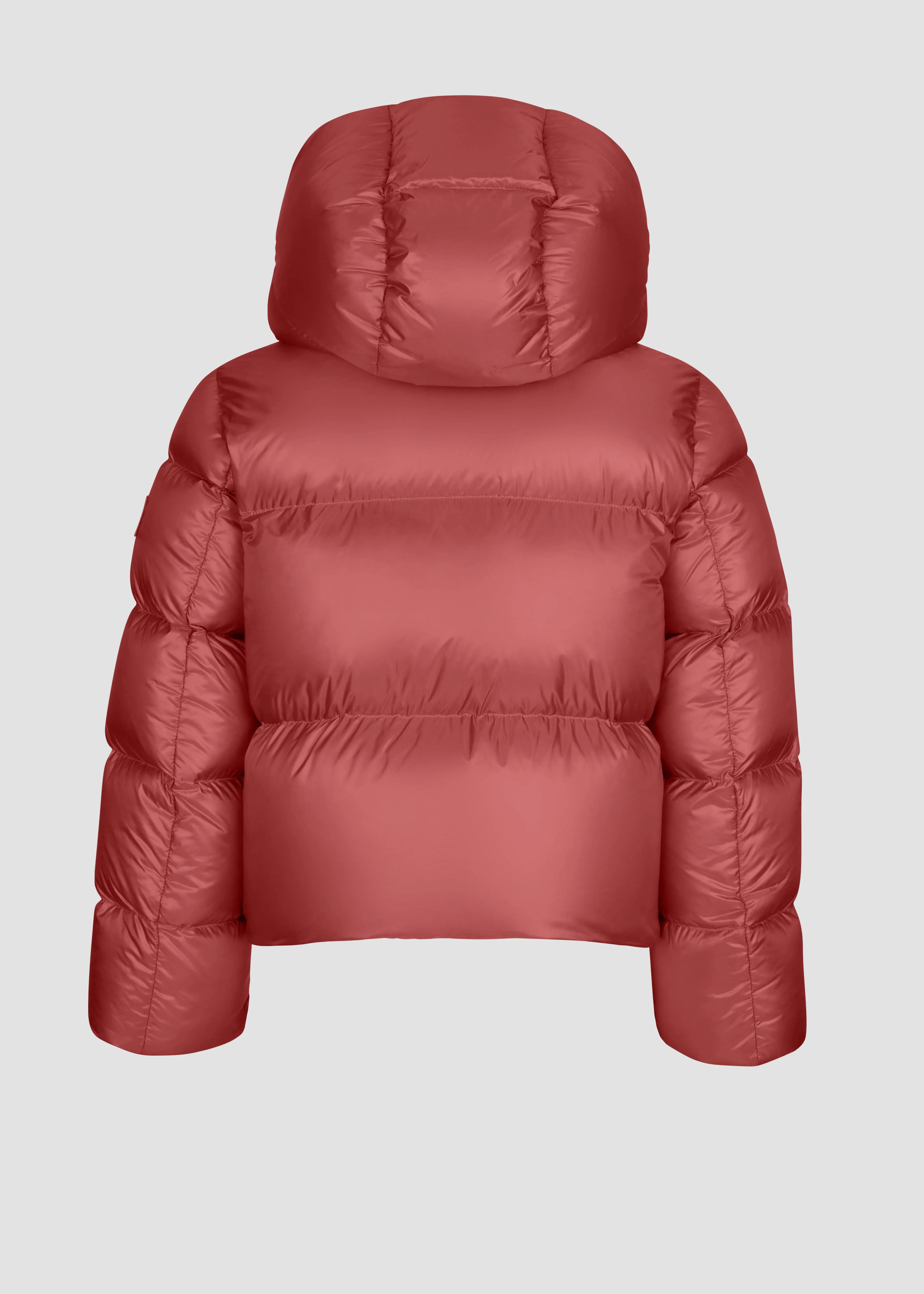 BOMBER IN NYLON SHINY