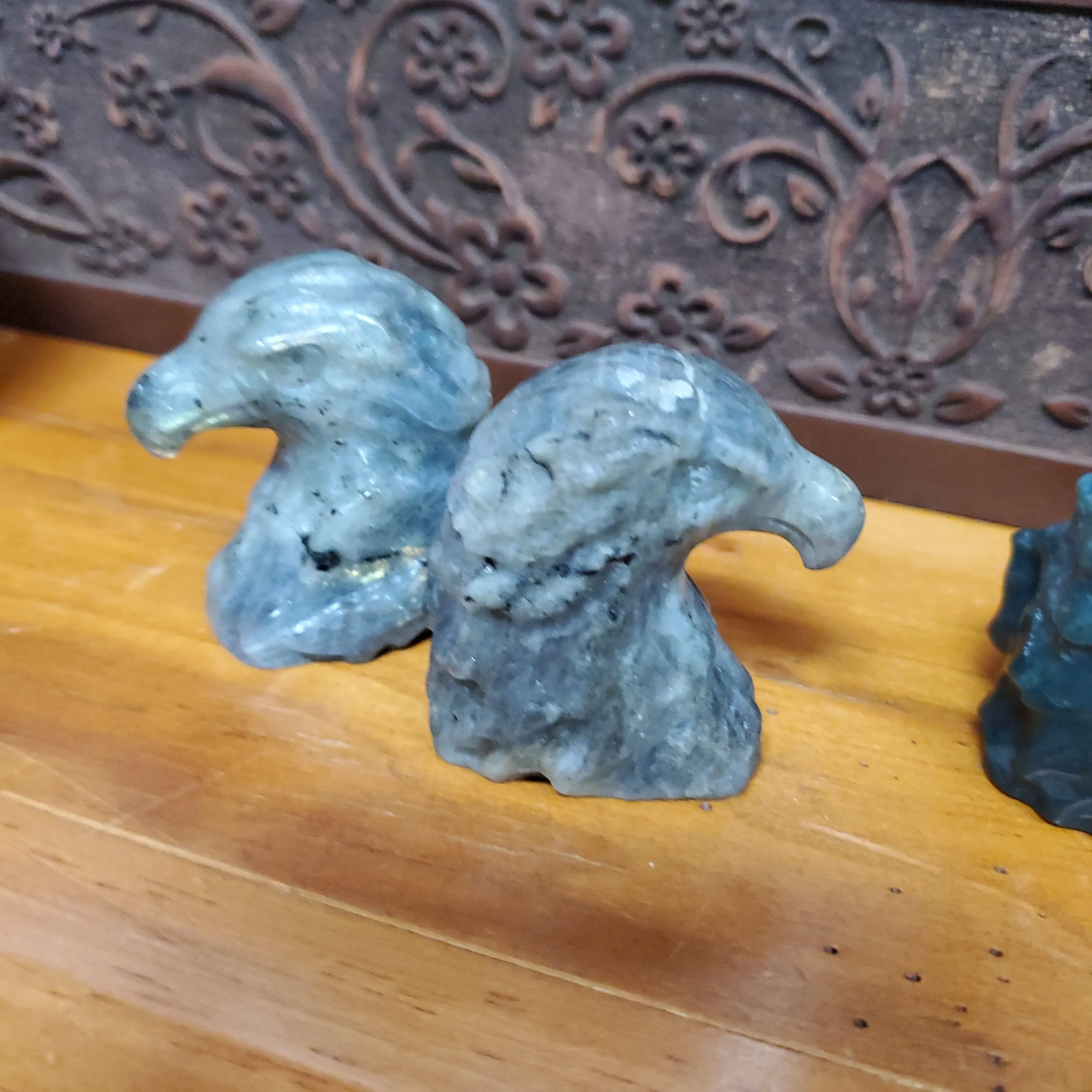 Carved Gemstone Bald Eagle - Various