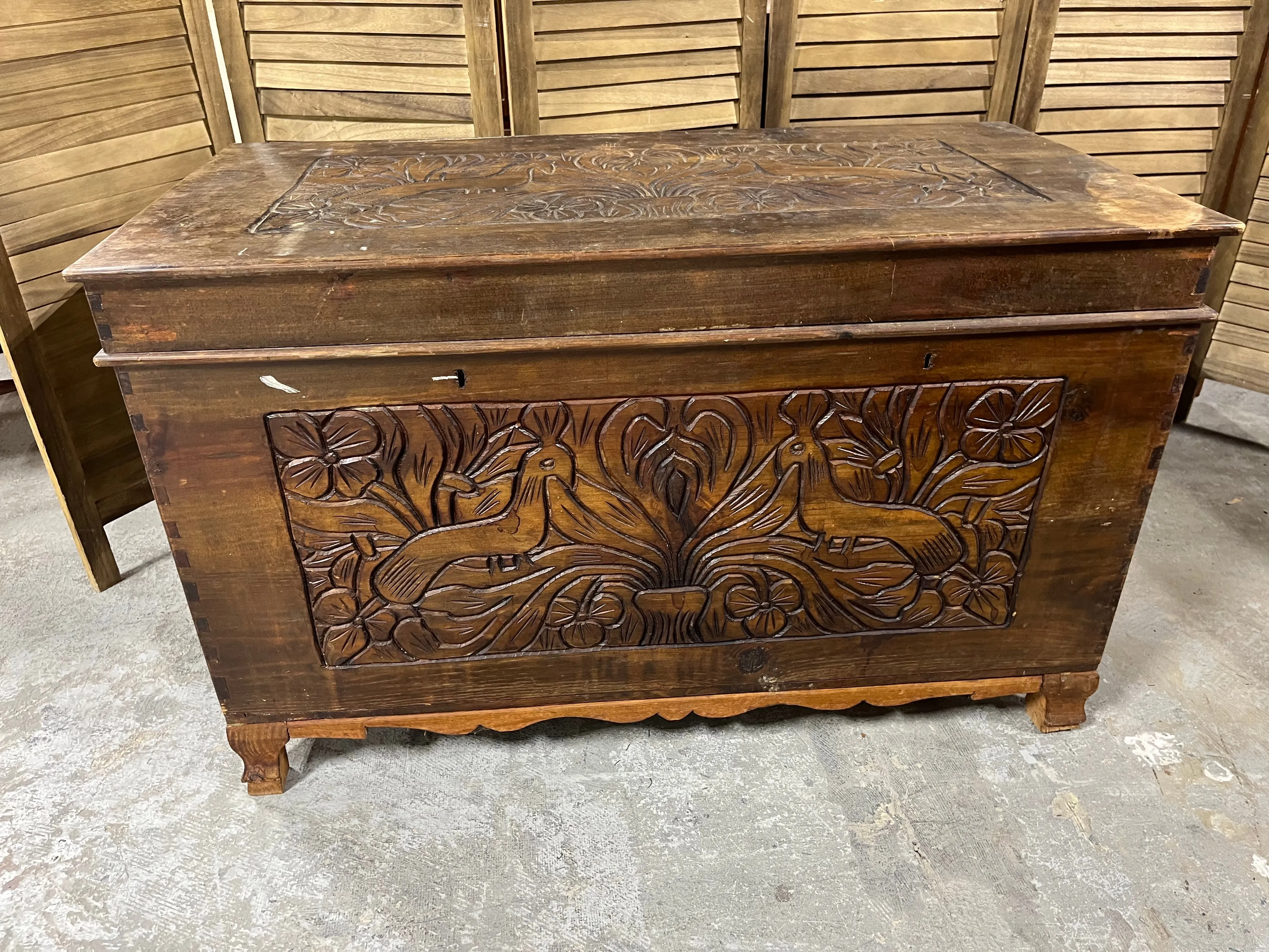 Carved Trunk, AS IS