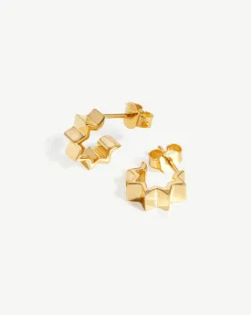 Celestial Mini Star Huggies | 18ct Gold Vermeil