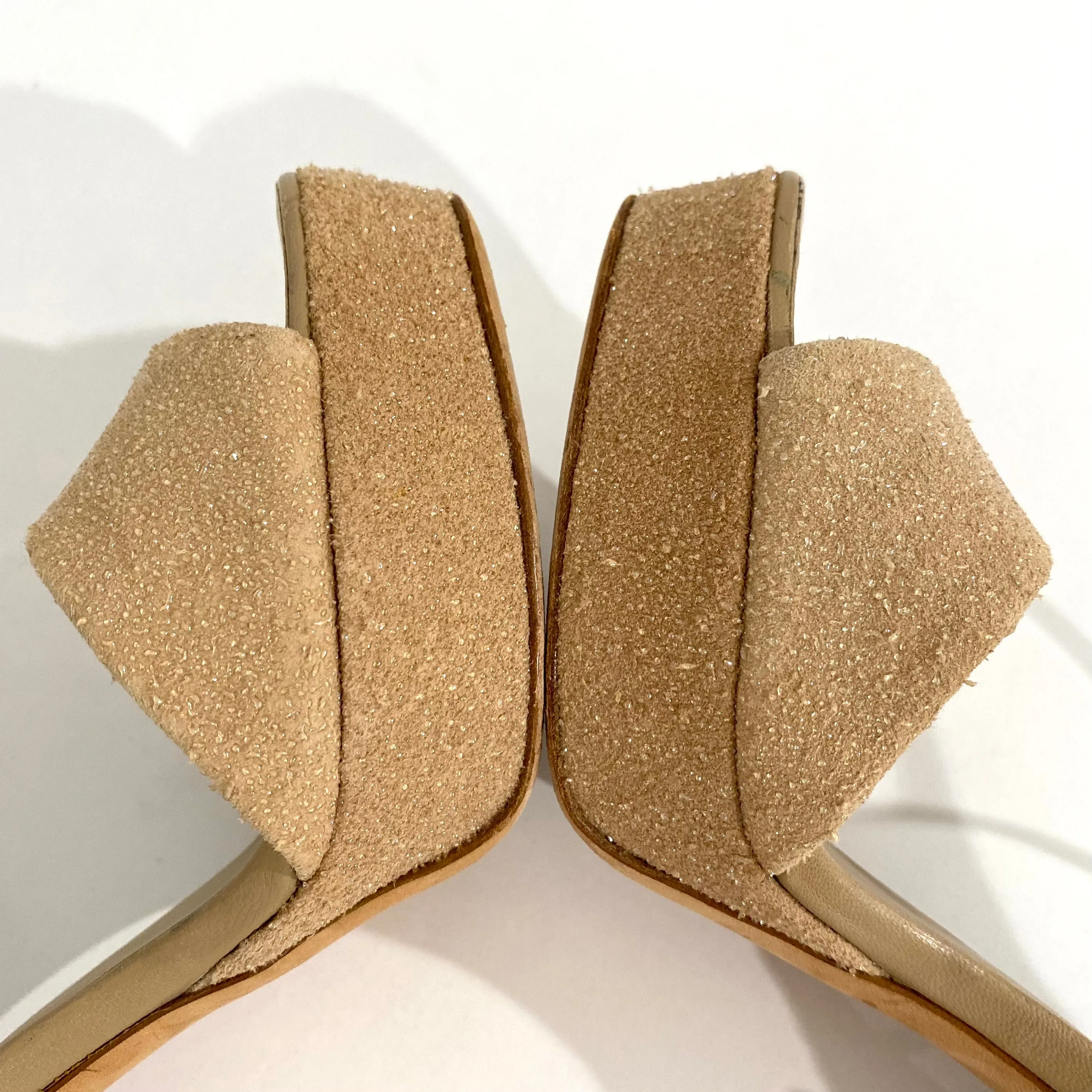 Chanel Sand & Coral Heels