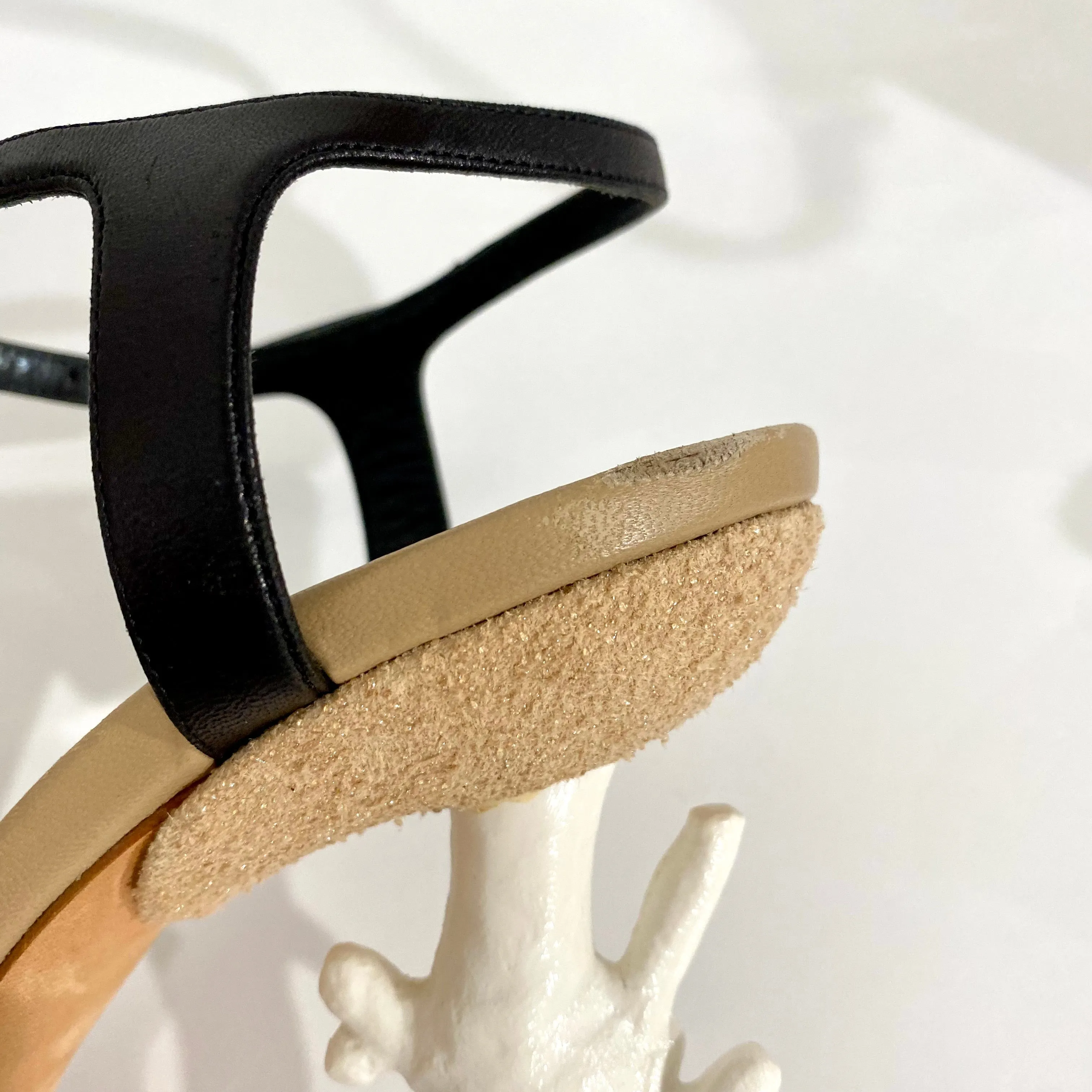 Chanel Sand & Coral Heels