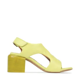 CHARICE BLOCK HEEL SANDAL LEATHER