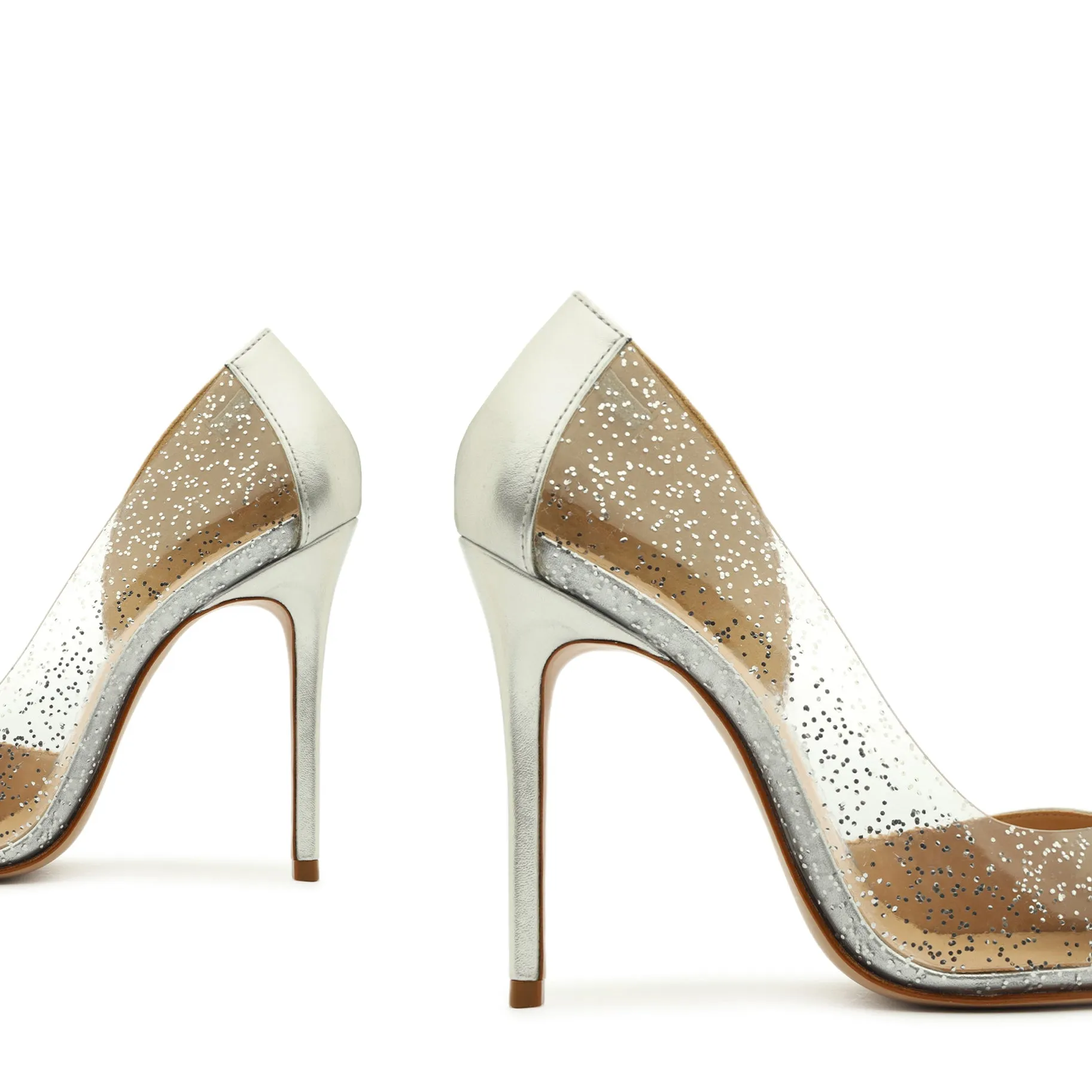 Cheslie Metallic Nappa & Vinyl Pump
