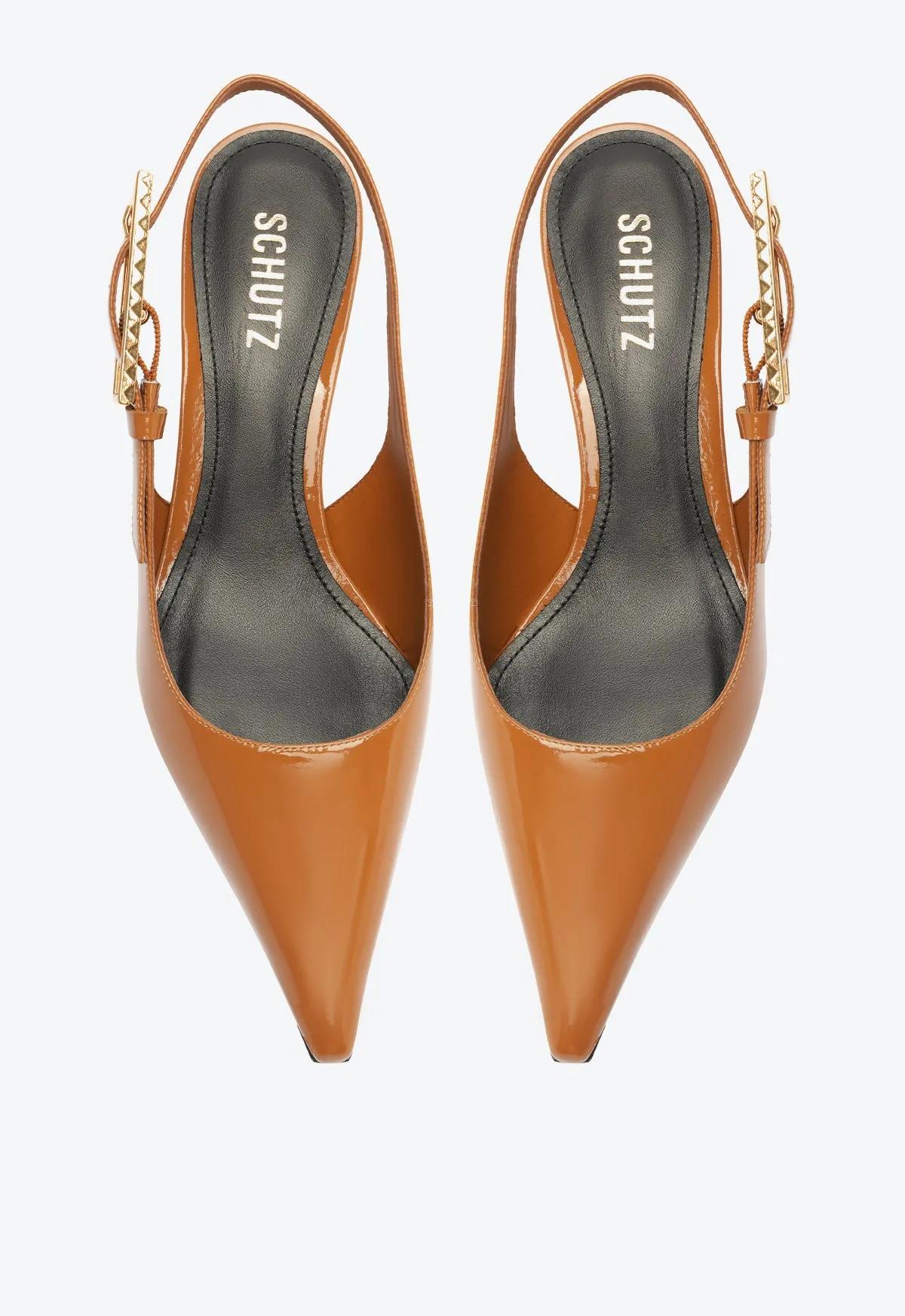 Ciara Mid Patent Leather Pump