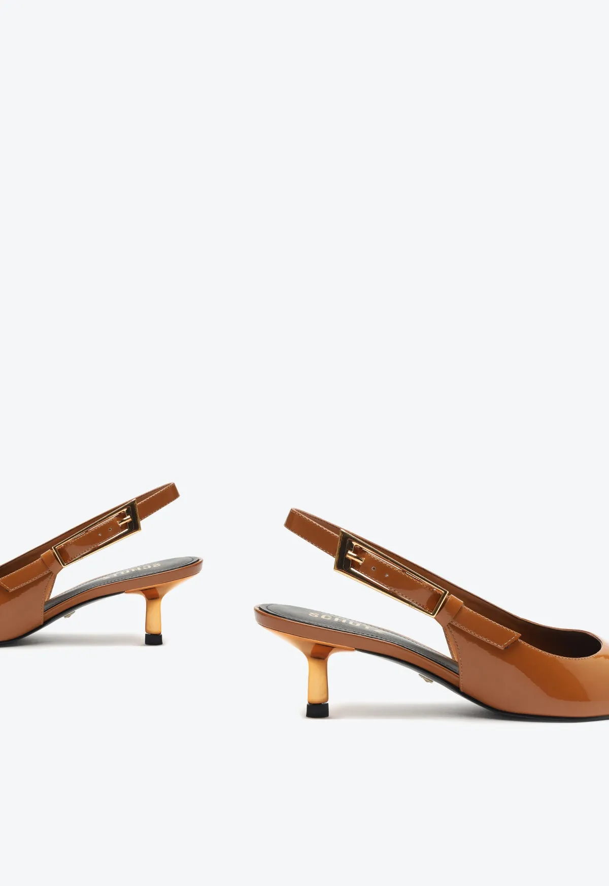 Ciara Mid Patent Leather Pump