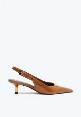 Ciara Mid Patent Leather Pump