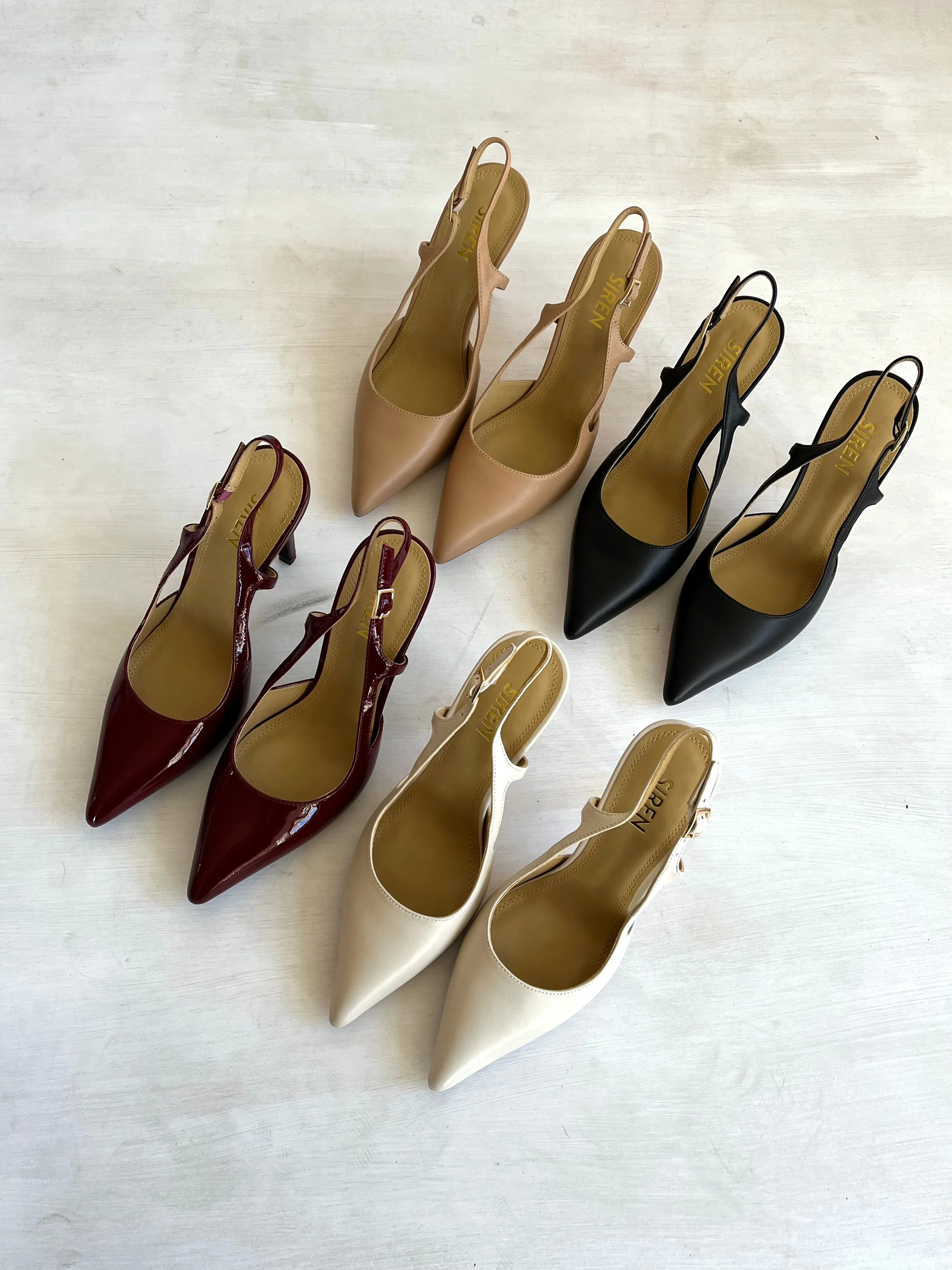Cipriani Stiletto Pump - Bone Leather