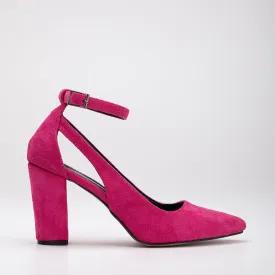 Colette - Pink Block Heels