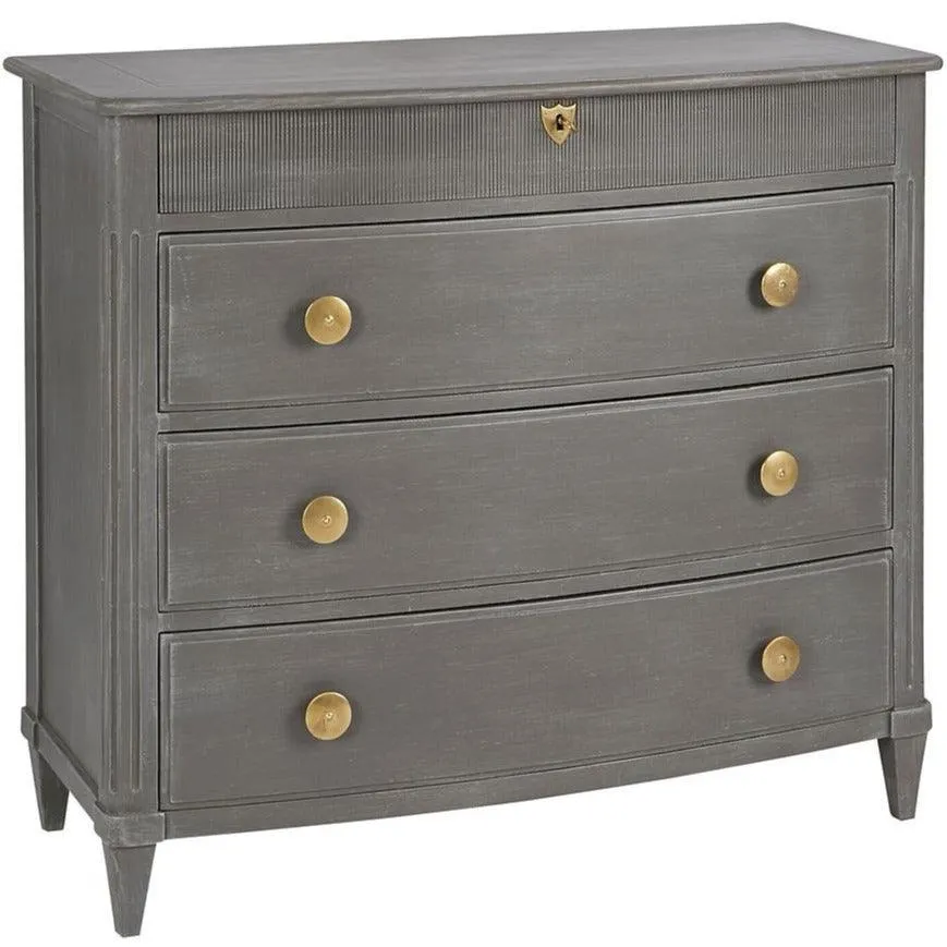 Curved Front French Country Chest