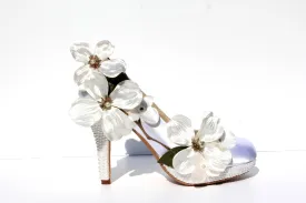 Dogwood Flower Bridal Heel