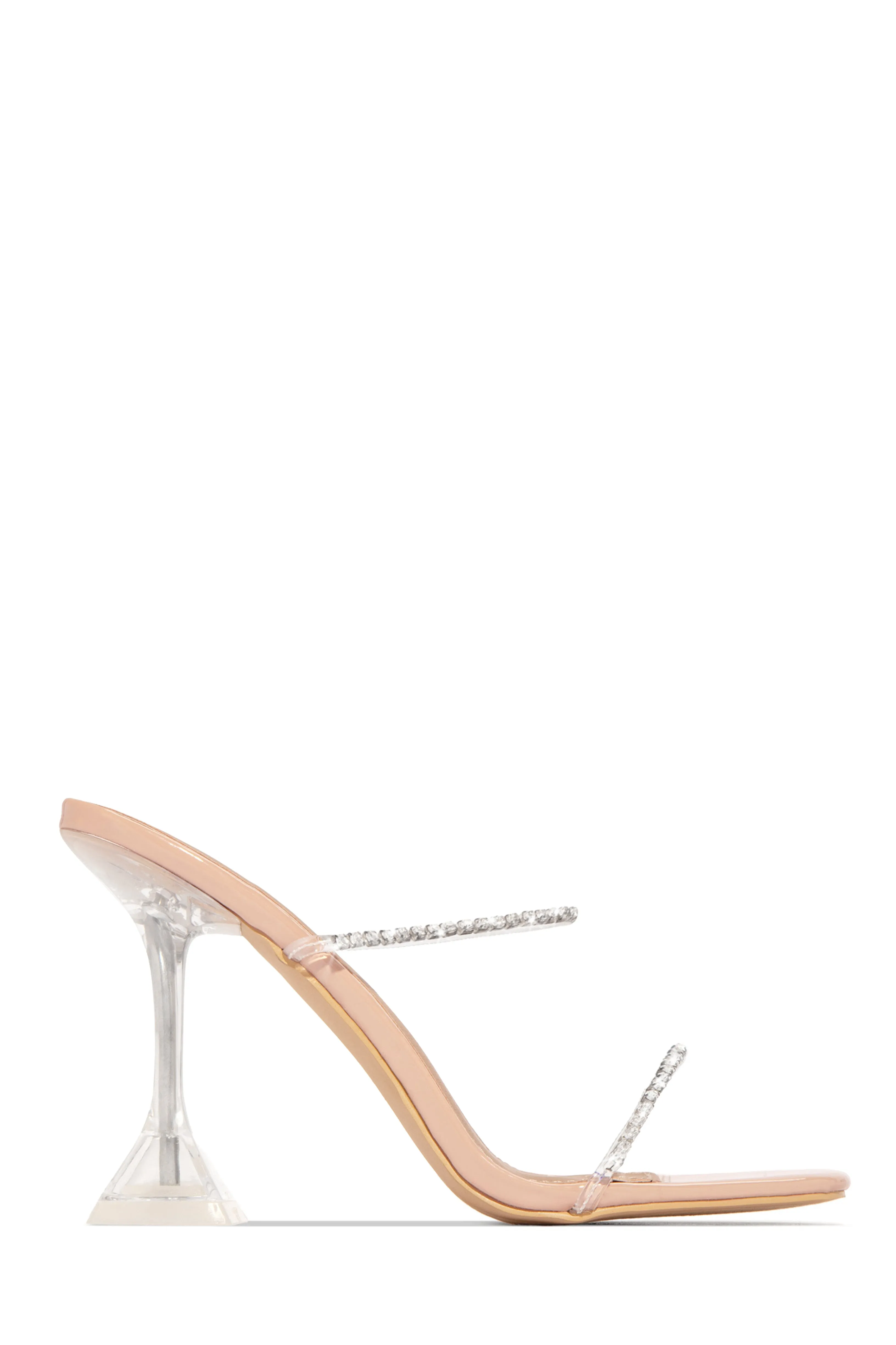 Dubai Embellished Mule Heels - Pink