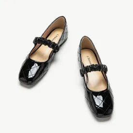 Elastic Strap Mary Jane (Clara) Black