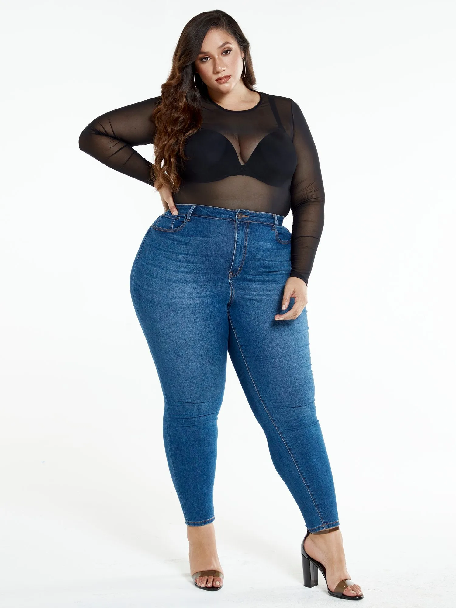Evelyn Black Scoop Neck Top