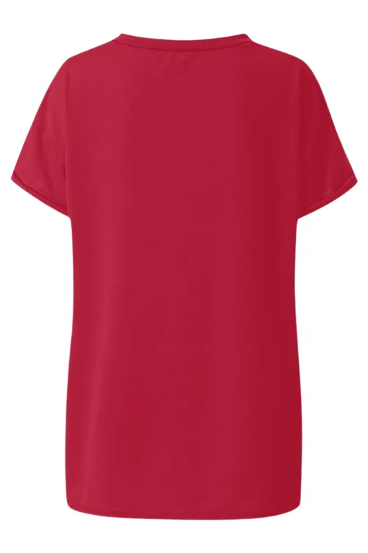 Everyday V-Neck Boyfriend Pocket Tee
