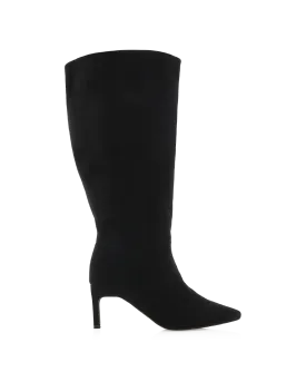 HARLEN EXTENDED CURVE - BLACK SUEDE