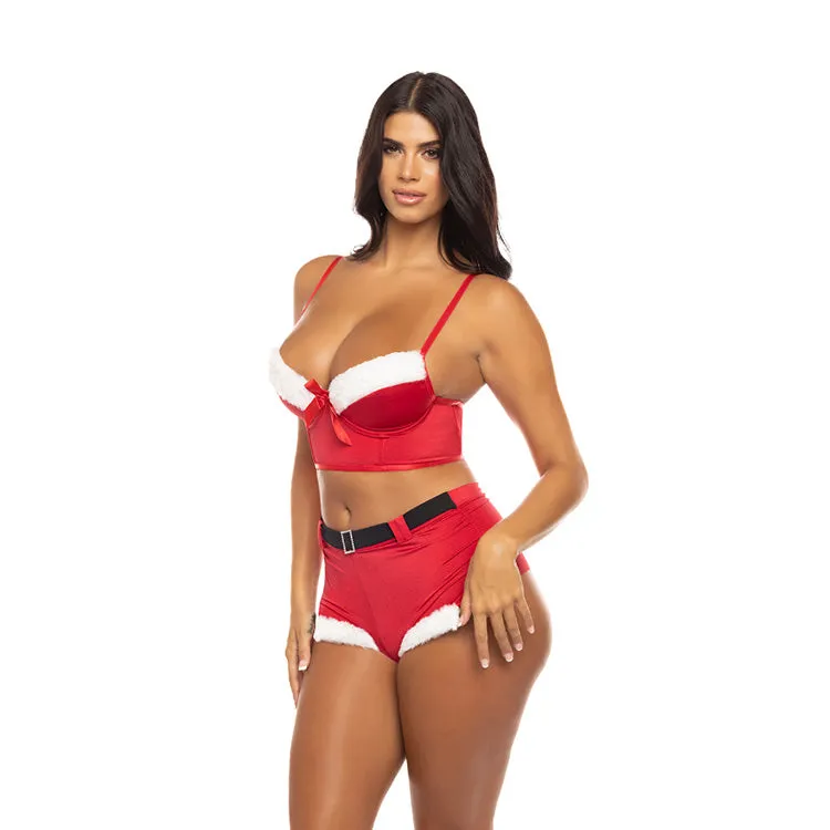 Holiday Vixen Bra & Shorts Set
