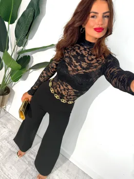 In Your Lace - Black Lace Bodysuit