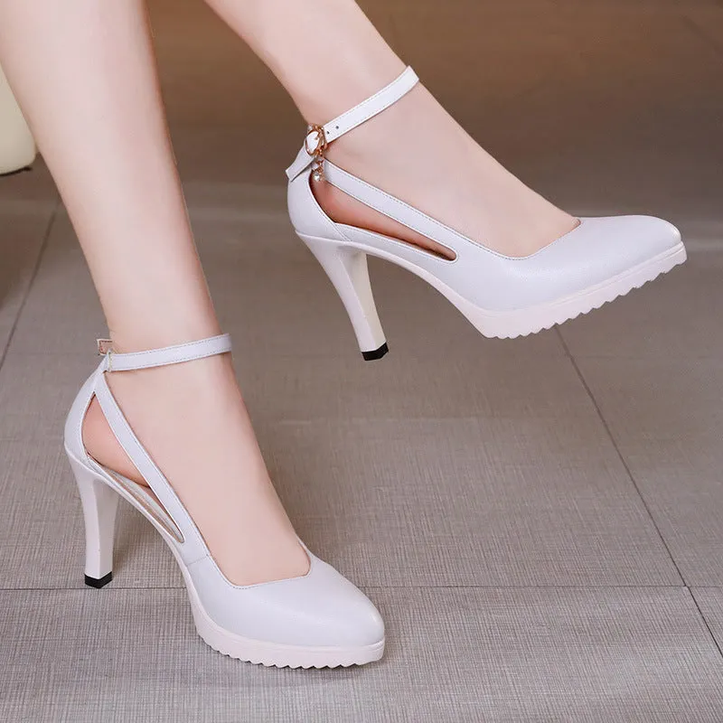 Jacqueline  Spitzenschuhe Hochzeit Stiletto High Heels Pumps