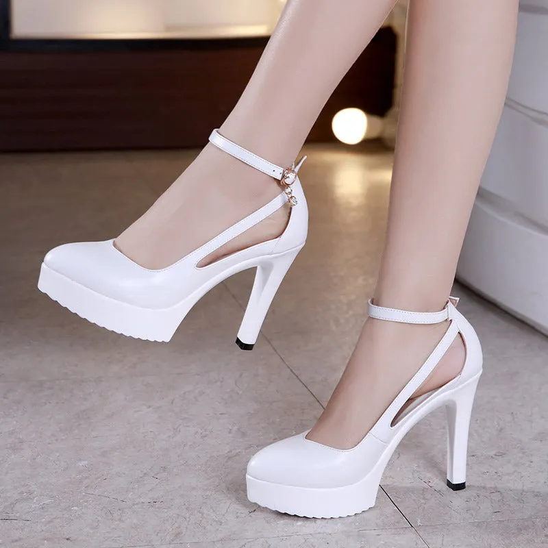 Jacqueline  Spitzenschuhe Hochzeit Stiletto High Heels Pumps