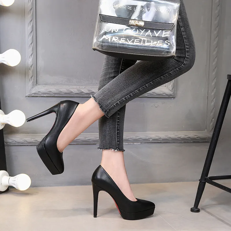 Jean  Sexy Damen-Stiletto High Heels