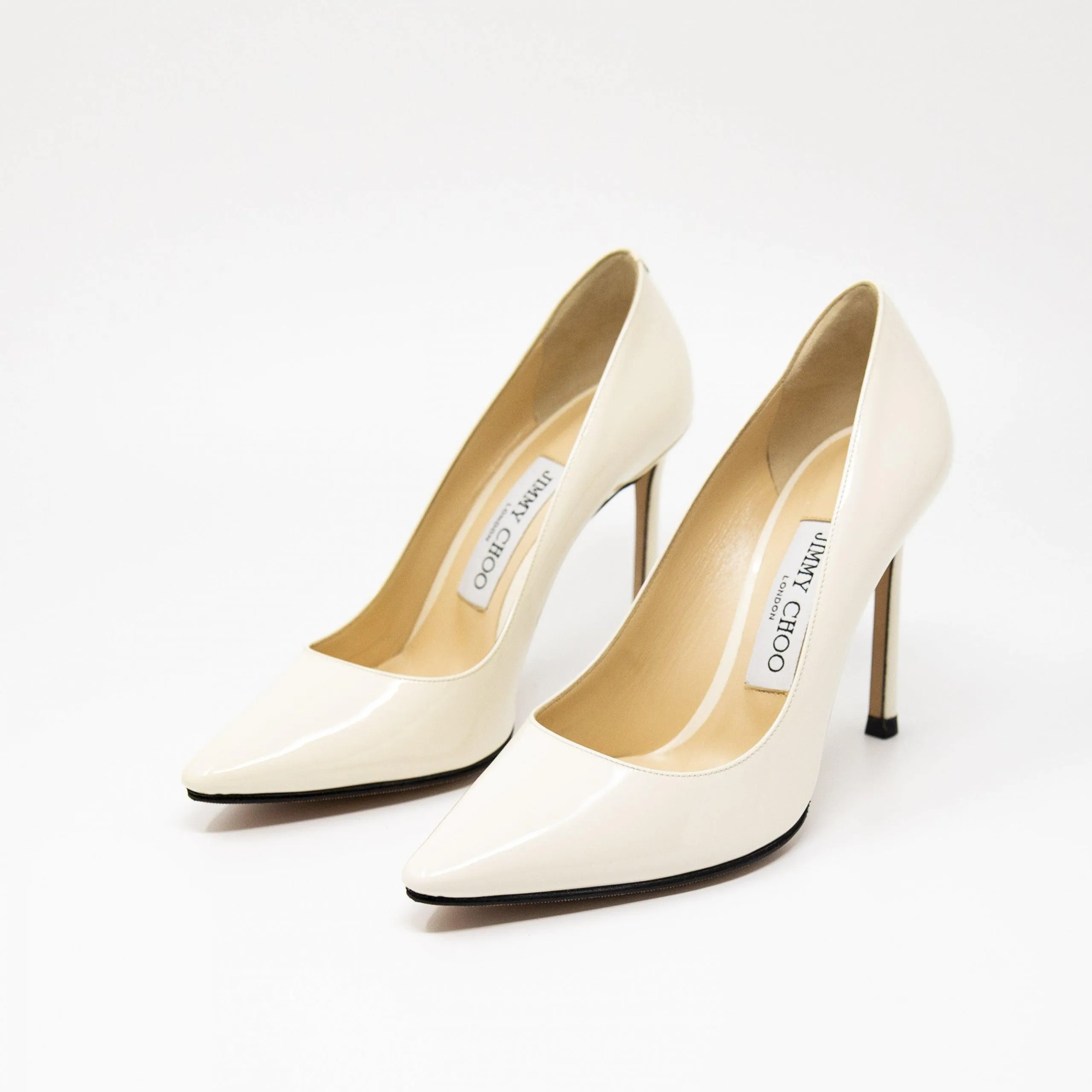 Jimmy Choo Latte Patent Romy 35.5