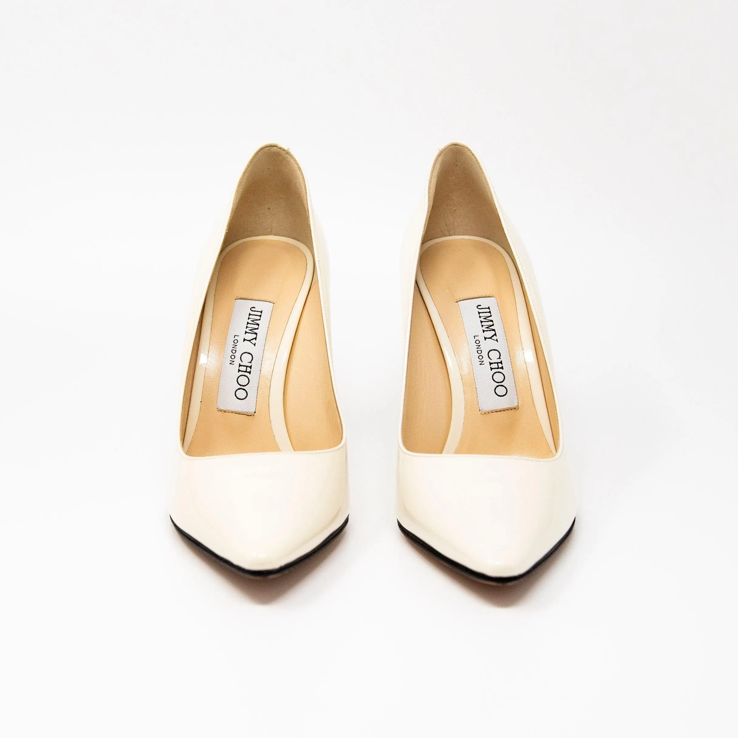 Jimmy Choo Latte Patent Romy 35.5