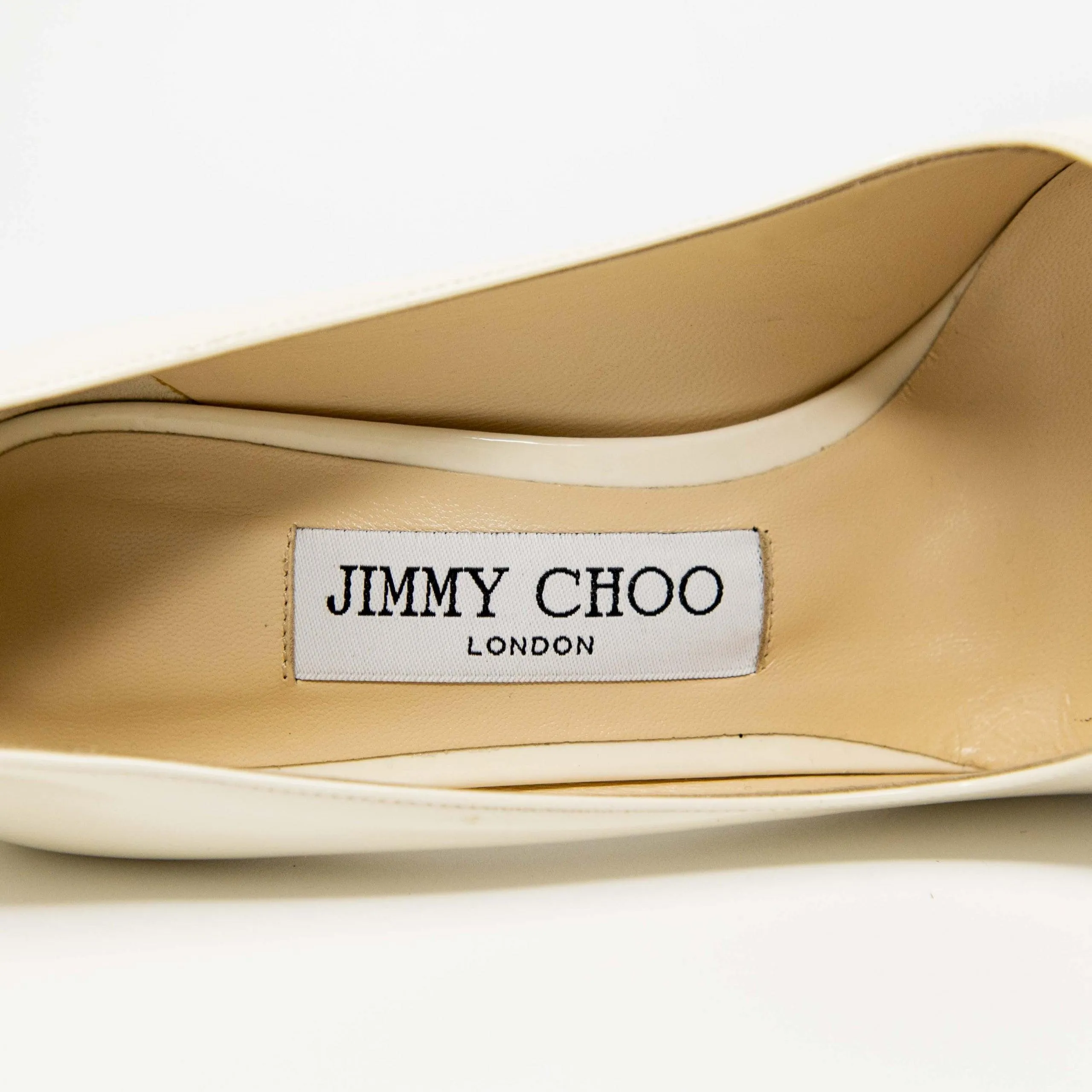 Jimmy Choo Latte Patent Romy 35.5