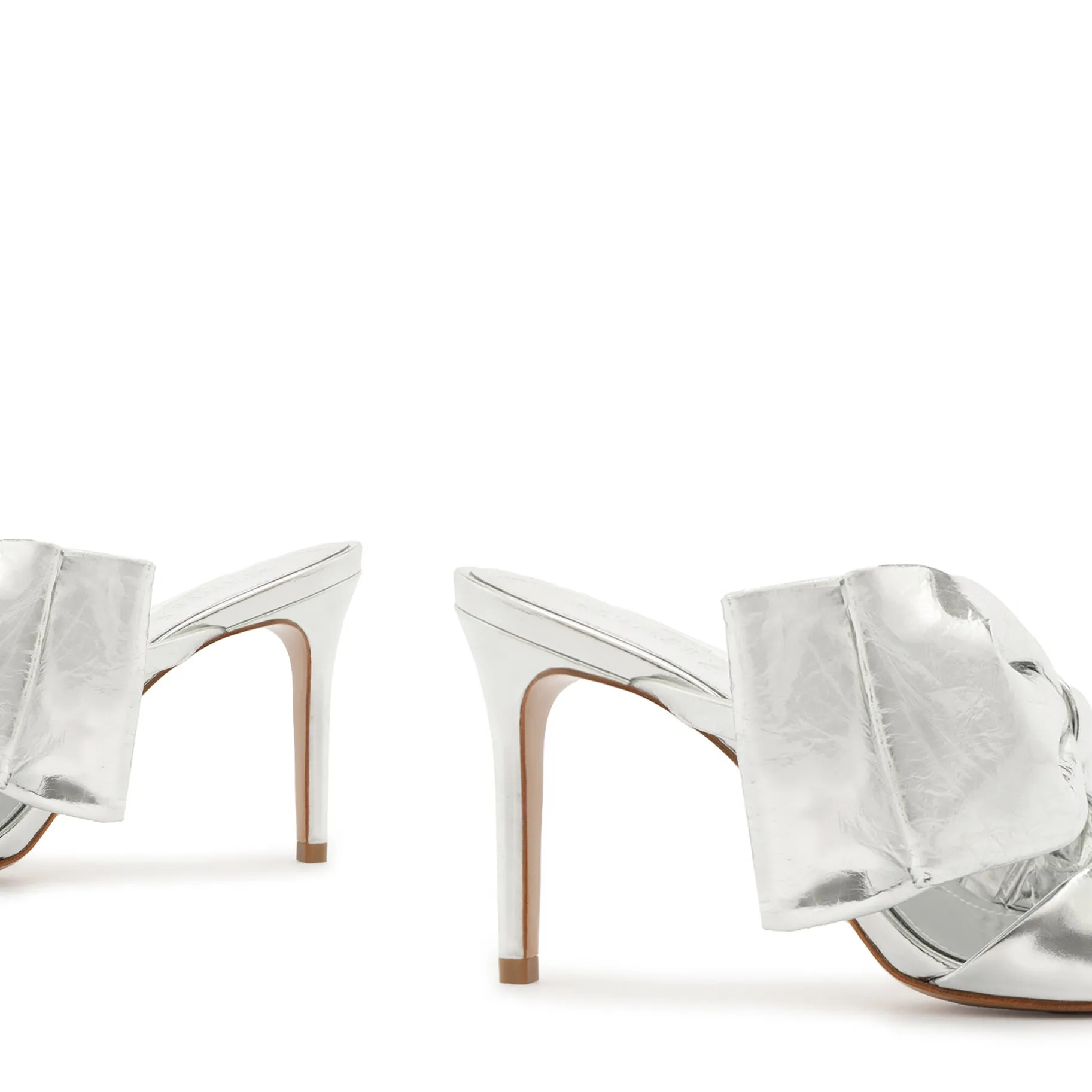 Judy High Smashed Metallic Sandal