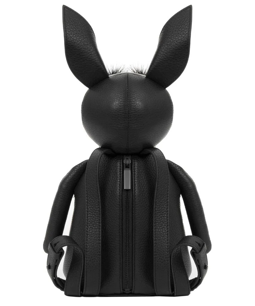 Kendall & Kylie Normie Leather Plush Faux Fur Trimmed Backpack