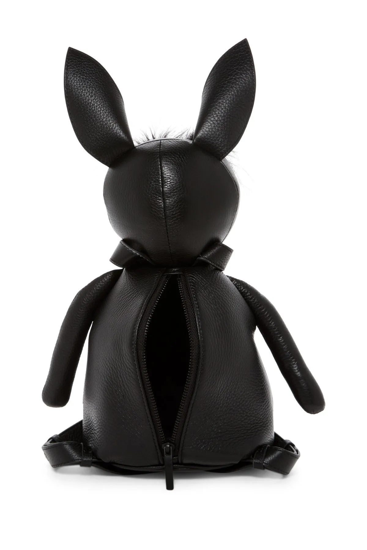 Kendall & Kylie Normie Leather Plush Faux Fur Trimmed Backpack