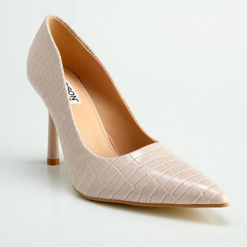 Madison Lila 4 Court Heels - Nude