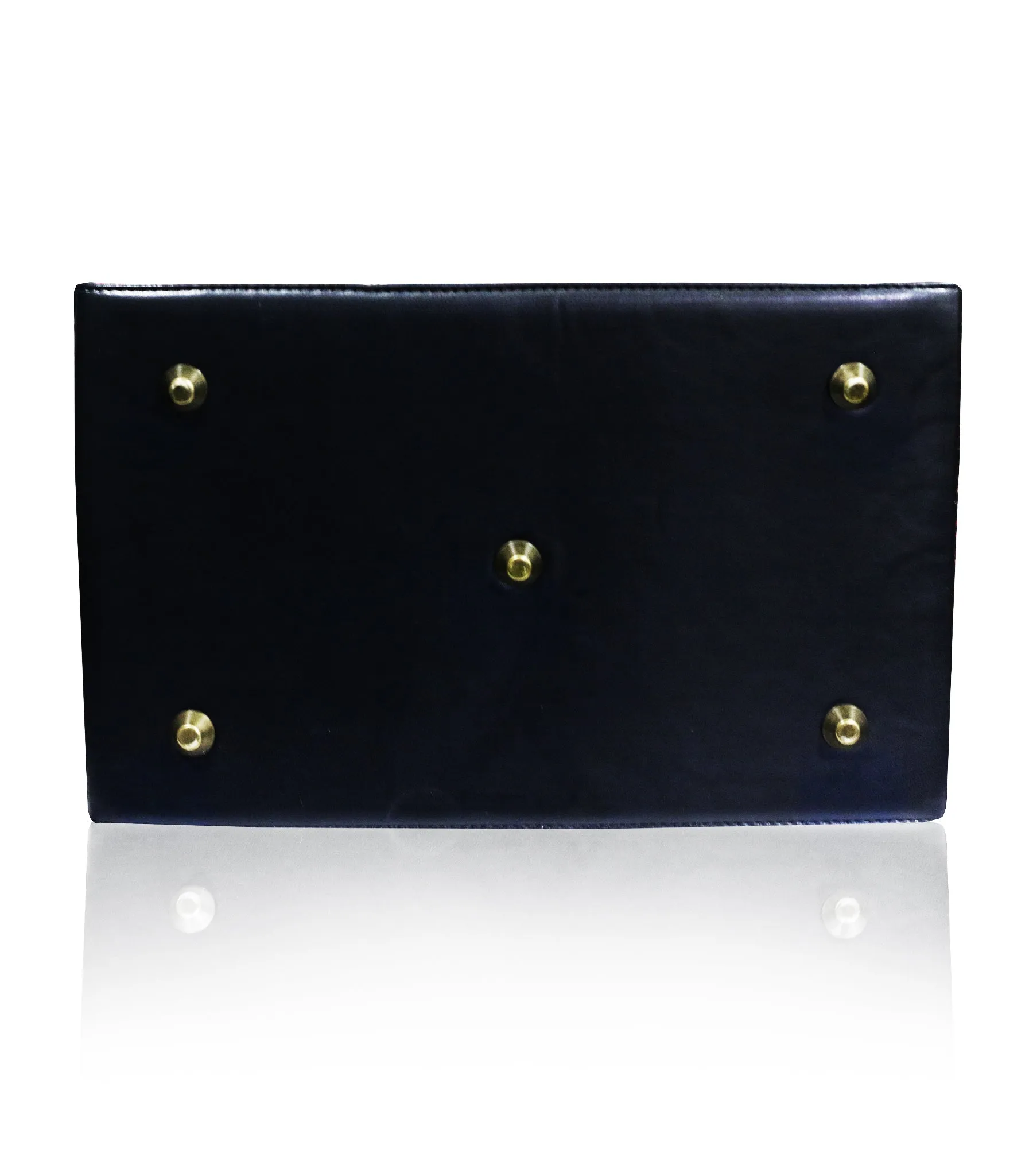 Mary Poppins Red Black Brocade Handbags