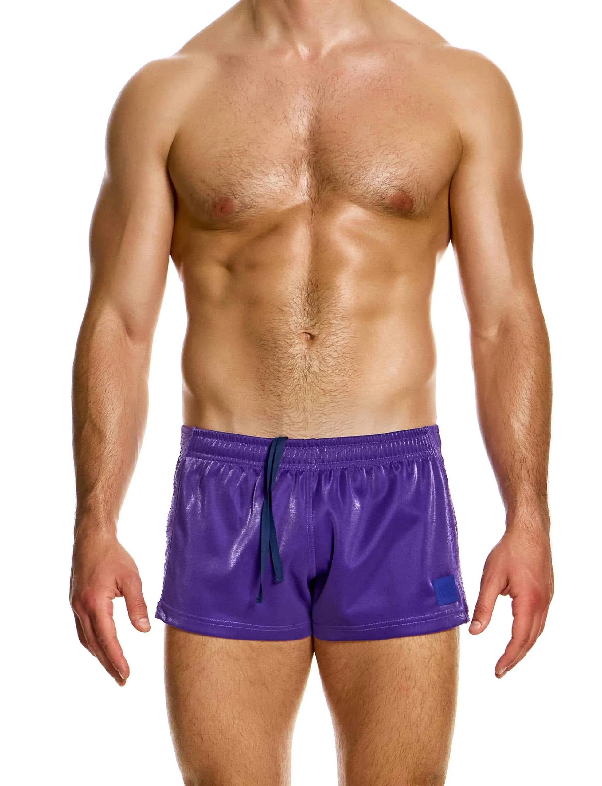 Modus Vivendi Curved 80s Shorts Purple