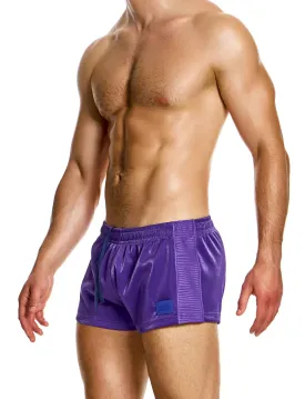 Modus Vivendi Curved 80s Shorts Purple